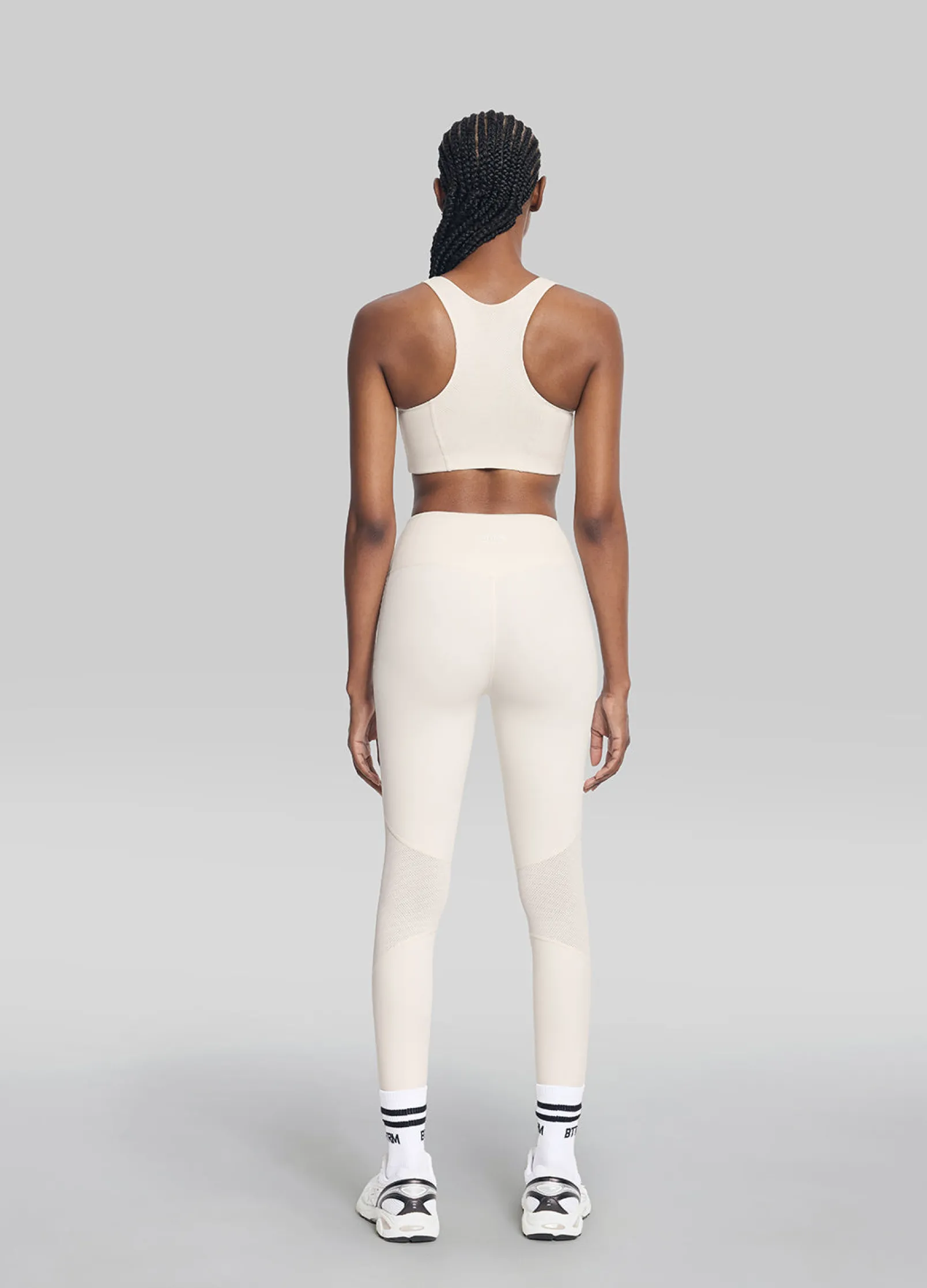 Stretch-Performance-Leggings mit hohem Bund