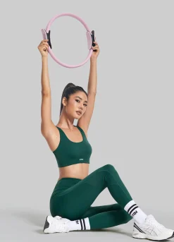 Stretch-Performance-Leggings mit hohem Bund