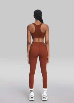 Stretch-Performance-Leggings mit hohem Bund