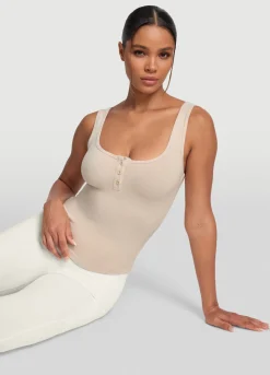 Tanktop mit Knopfleiste