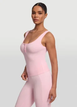 Tanktop mit Knopfleiste