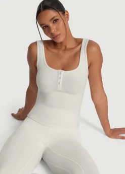 Tanktop mit Knopfleiste