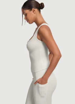 Tanktop mit Knopfleiste