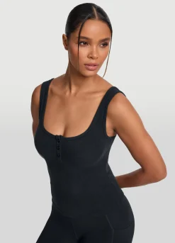 Tanktop mit Knopfleiste