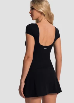 T-Shirt mit offenem Rücken
