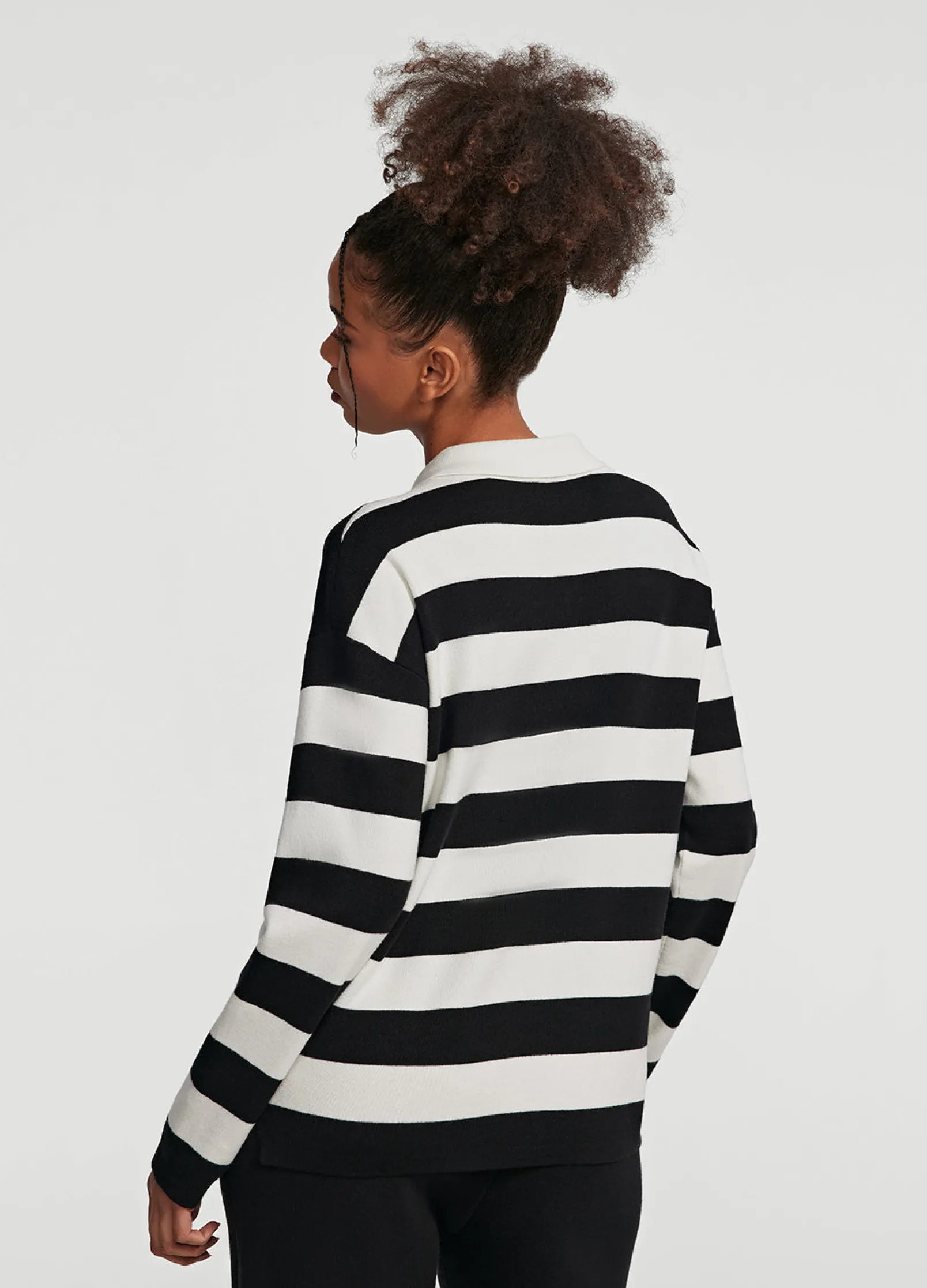 Varsity-Rugbyshirt mit Streifen