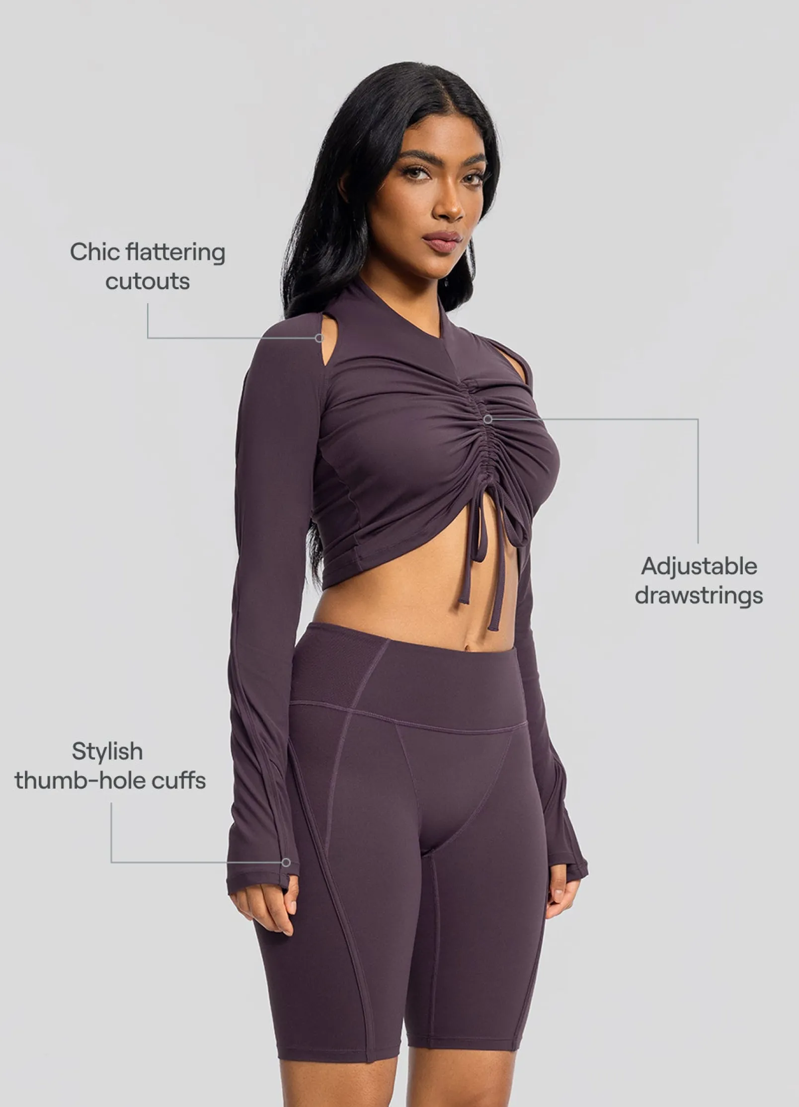Verstellbares Crop-Top