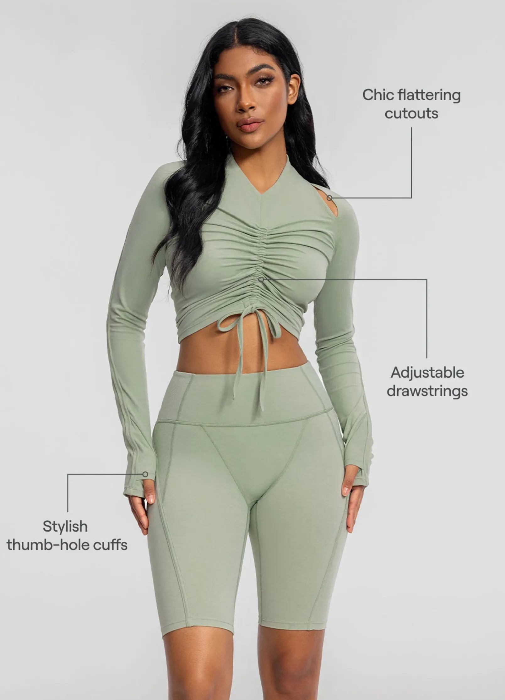 Verstellbares Crop-Top