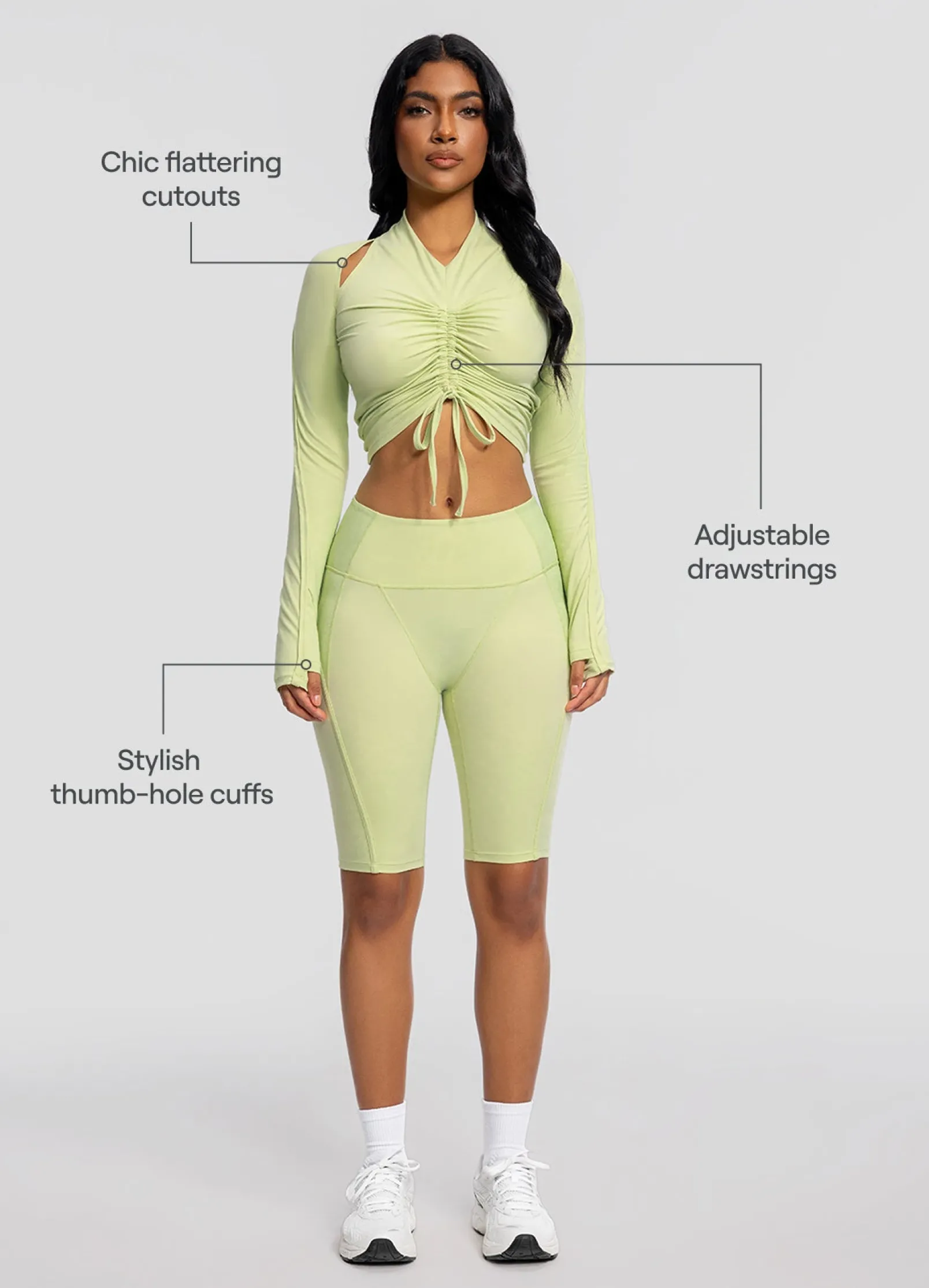 Verstellbares Crop-Top