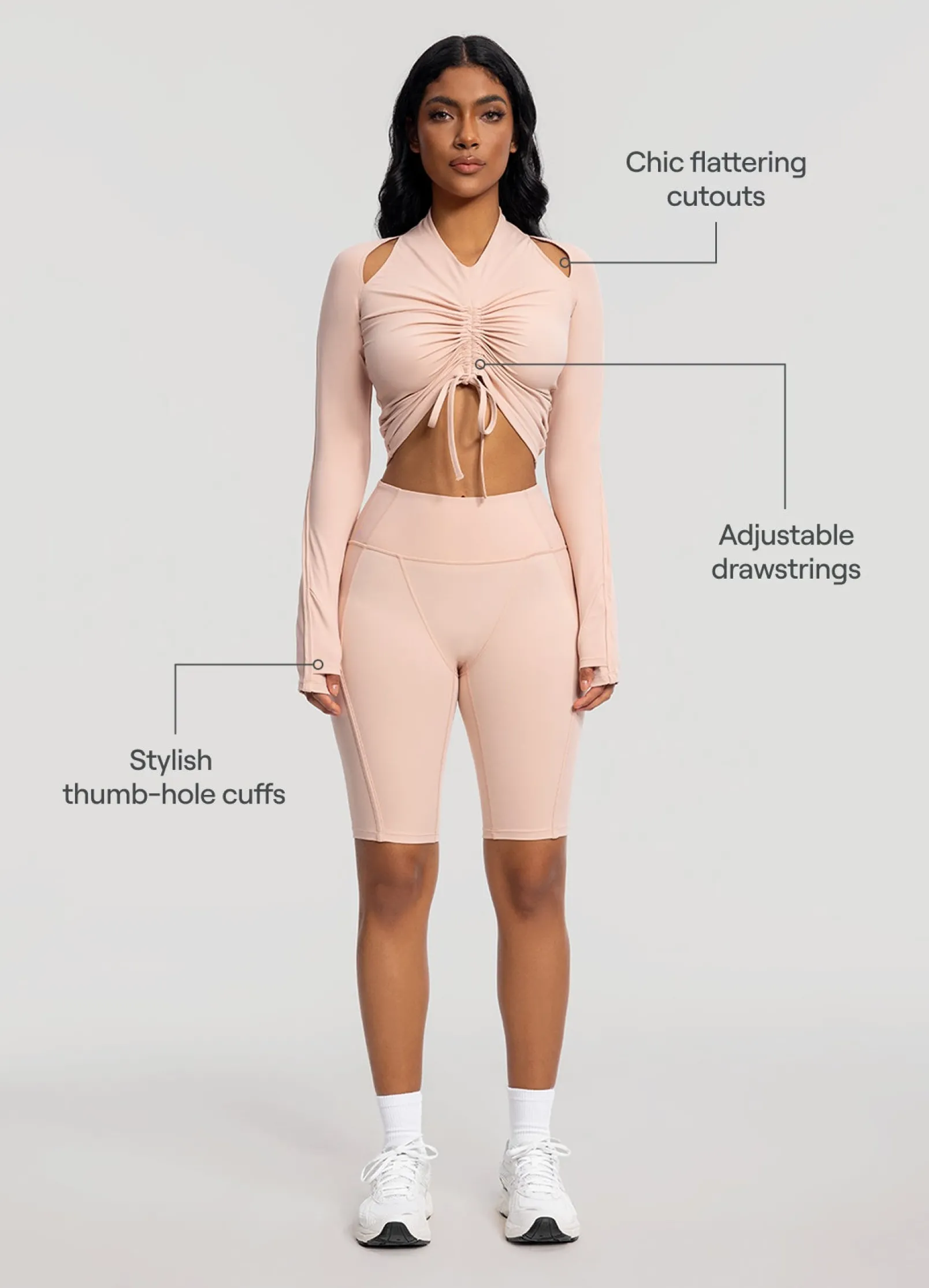 Verstellbares Crop-Top