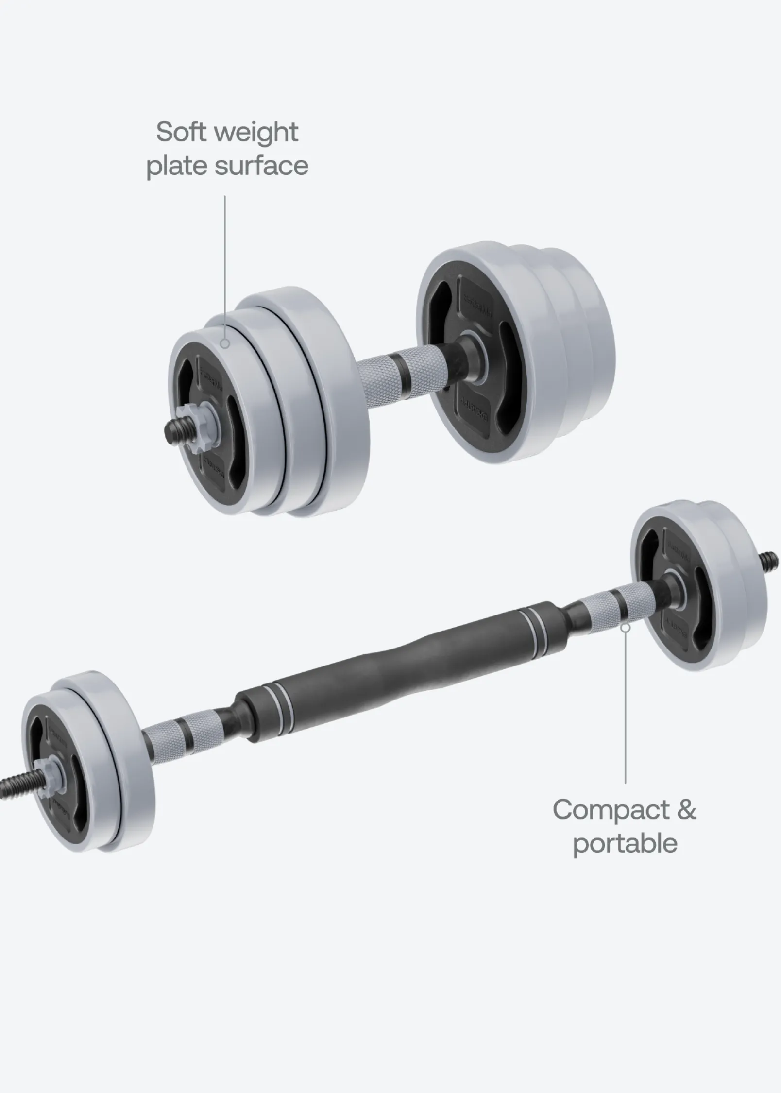 Verstellbares Gewichtsset für zu Hause | bis 44 LB