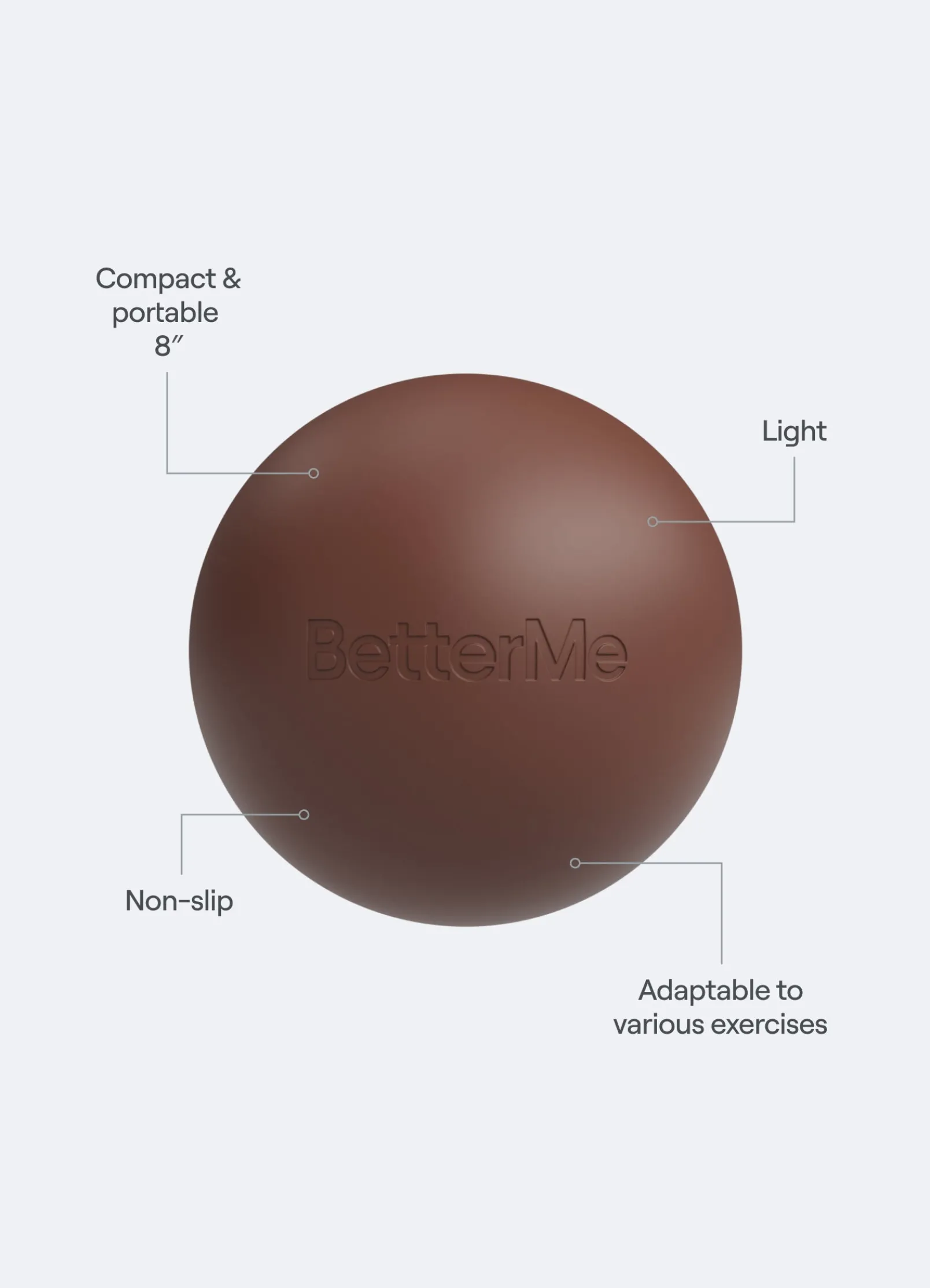 Weicher Pilates-Ball