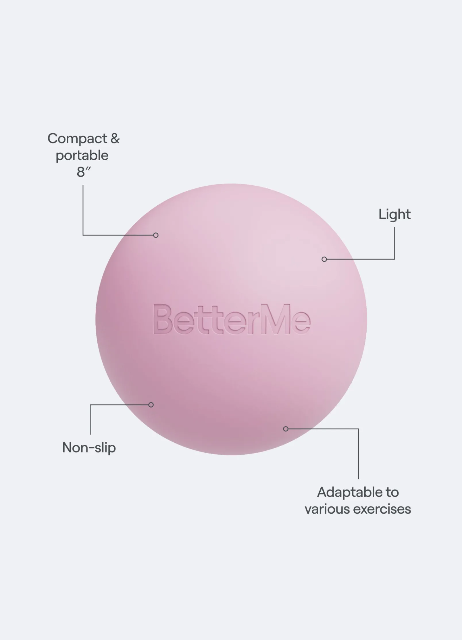 Weicher Pilates-Ball
