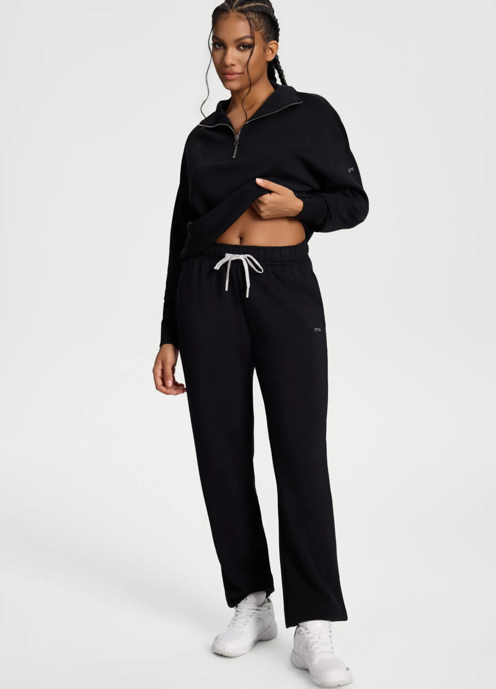 Weiche Sweatpants mit geradem Bein