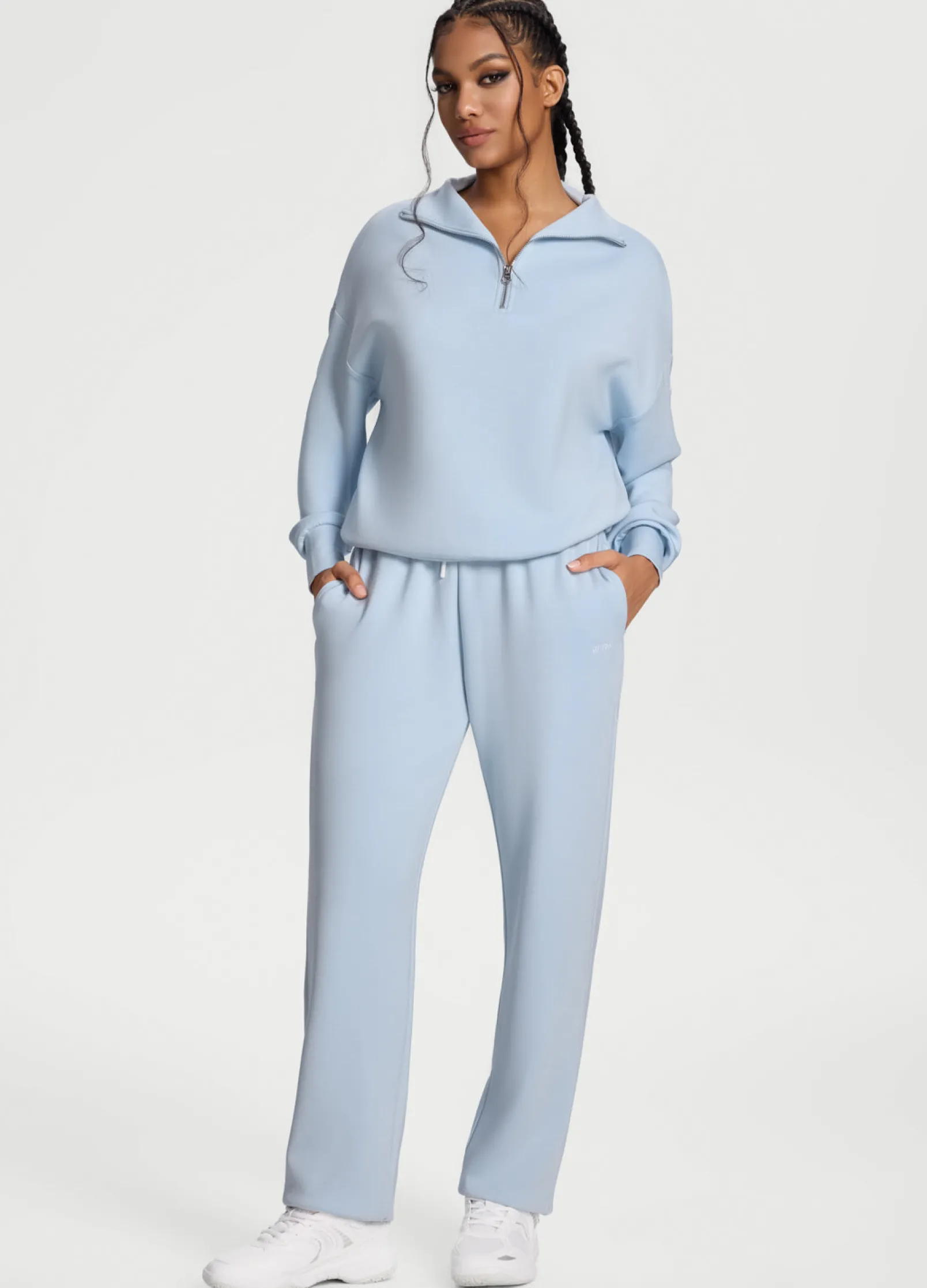 Weiche Sweatpants mit geradem Bein
