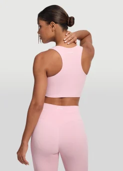 Zweifarbiges Crop-Top