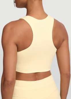 Zweifarbiges Crop-Top