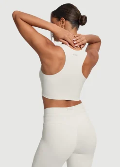 Zweifarbiges Crop-Top