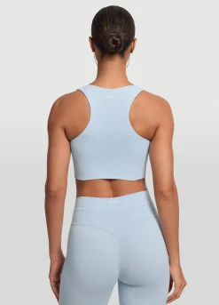 Zweifarbiges Crop-Top