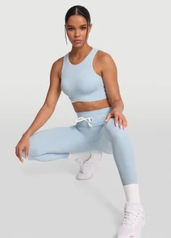 Zweifarbiges Crop-Top